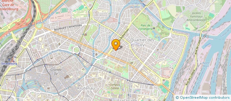 localisation de l'entreprise SOCIETE CIVILE IMMOBILIERE WALSER  STRASBOURG