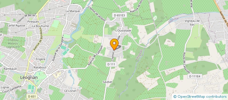 localisation de l'entreprise SOCIETE CIVILE IMMOBILIERE WAM 1  LEOGNAN