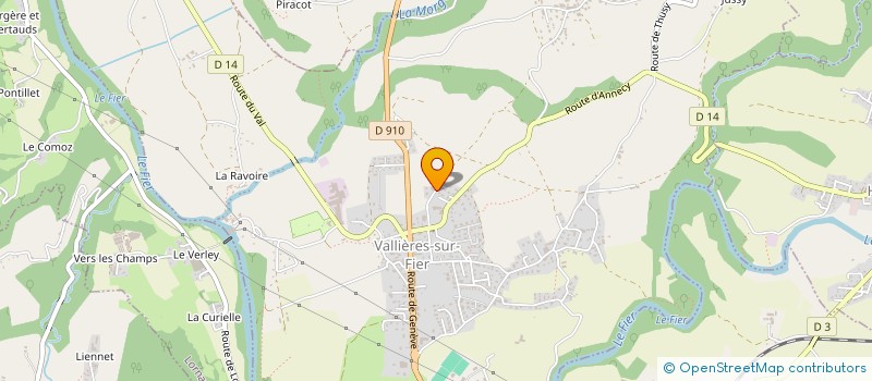 localisation de l'entreprise SOCIETE CIVILE IMMOBILIERE WAPITI  VALLIERES-SUR-FIER