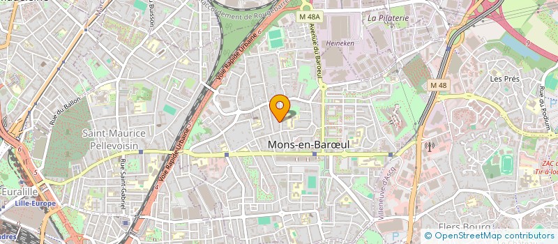 localisation de l'entreprise SOCIETE CIVILE IMMOBILIERE WATTEAU  MONS-EN-BARUL