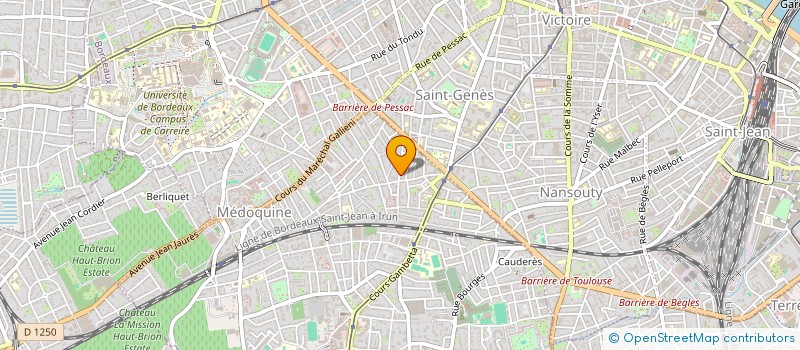 localisation de l'entreprise SOCIETE CIVILE IMMOBILIERE WAX  TALENCE