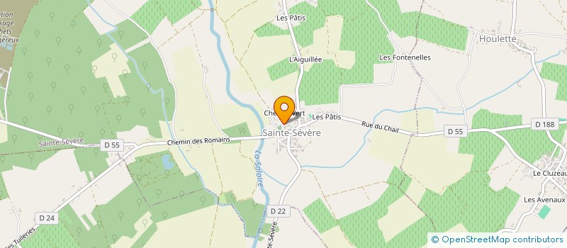 localisation de l'entreprise SOCIETE CIVILE IMMOBILIERE WEYDERT FRERES à SAINTE-SEVERE