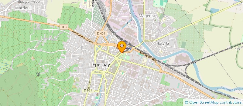 localisation de l'entreprise SOCIETE CIVILE IMMOBILIERE WIWI FAMILY  EPERNAY