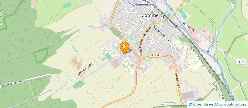 localisation de l'entreprise SOCIETE CIVILE IMMOBILIERE WK INVEST à COMMERCY