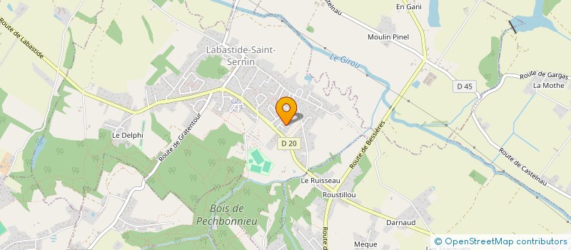 localisation de l'entreprise SOCIETE CIVILE IMMOBILIERE WORLD COMPAGNY IMMOBILIERE  LABASTIDE-SAINT-SERNIN