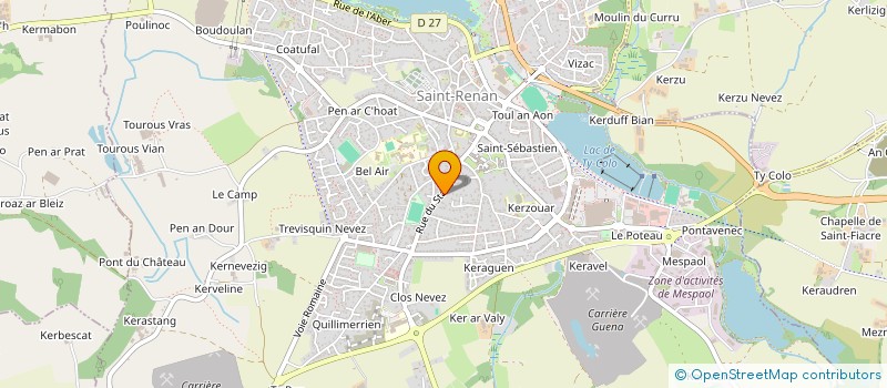 localisation de l'entreprise SOCIETE CIVILE IMMOBILIERE WYTOU  SAINT-RENAN