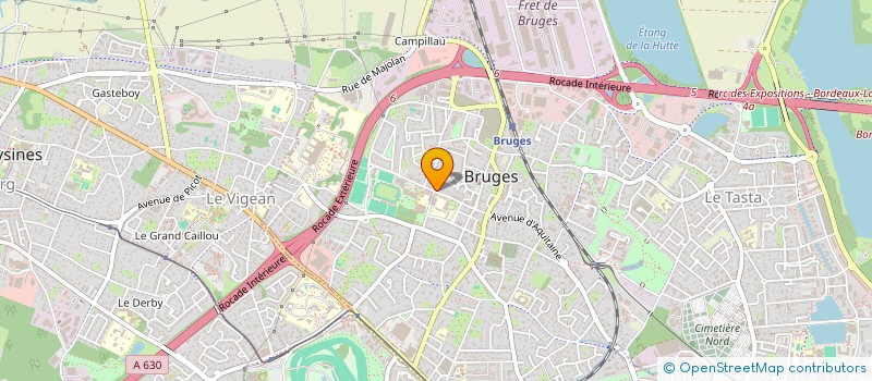 localisation de l'entreprise SOCIETE CIVILE IMMOBILIERE XAVAMAT  BRUGES