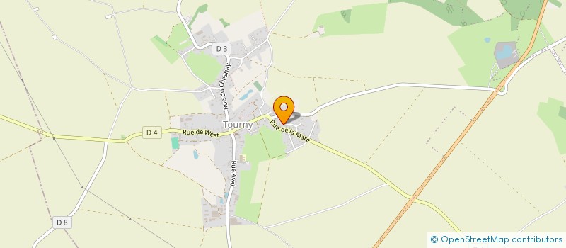 localisation de l'entreprise SOCIETE CIVILE IMMOBILIERE Y ET V IMMOBILIER  VEXIN-SUR-EPTE