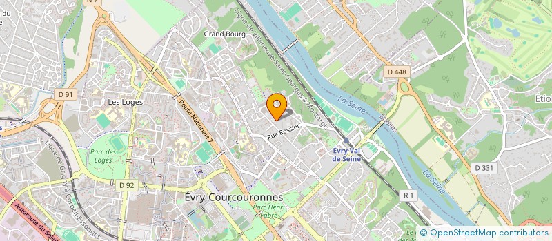 localisation de l'entreprise SOCIETE CIVILE IMMOBILIERE YACA à EVRY-COURCOURONNES