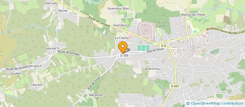 localisation de l'entreprise SOCIETE CIVILE IMMOBILIERE YAHVE  LANVEOC