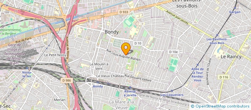 localisation de l'entreprise SOCIETE CIVILE IMMOBILIERE YALY' S IMMOBILIER  BONDY