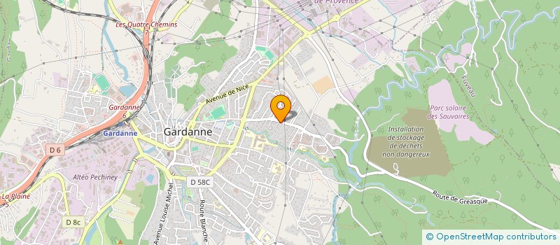 localisation de l'entreprise SOCIETE CIVILE IMMOBILIERE YASMINE à GARDANNE