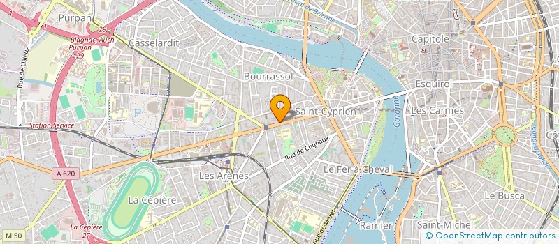 localisation de l'entreprise SOCIETE CIVILE IMMOBILIERE YELLI K. à TOULOUSE
