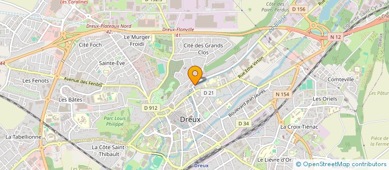 localisation de l'entreprise SOCIETE CIVILE IMMOBILIERE YMB à DREUX