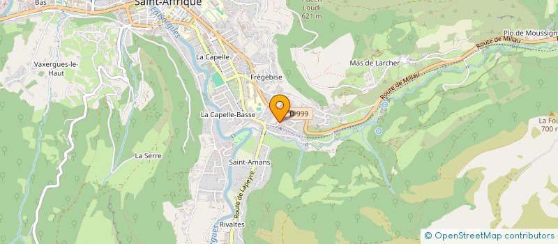 localisation de l'entreprise SOCIETE CIVILE IMMOBILIERE YODA  SAINT-AFFRIQUE