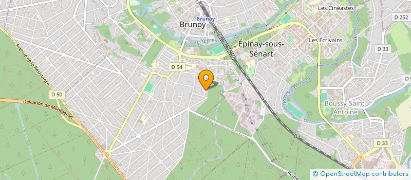 localisation de l'entreprise SOCIETE CIVILE IMMOBILIERE YOLEARNELI  BRUNOY