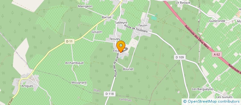 localisation de l'entreprise SOCIETE CIVILE IMMOBILIERE YSER HUBERT  ILLATS