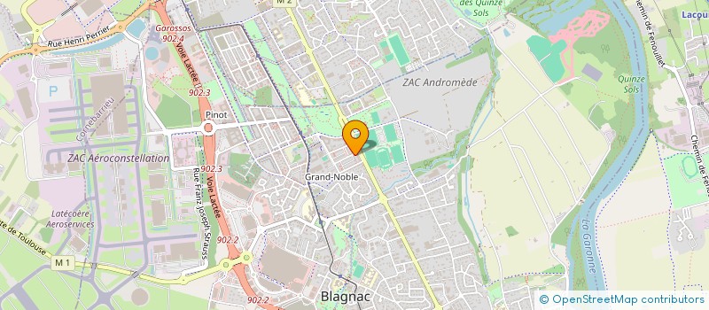 localisation de l'entreprise SOCIETE CIVILE IMMOBILIERE ZABBOU  TOULOUSE