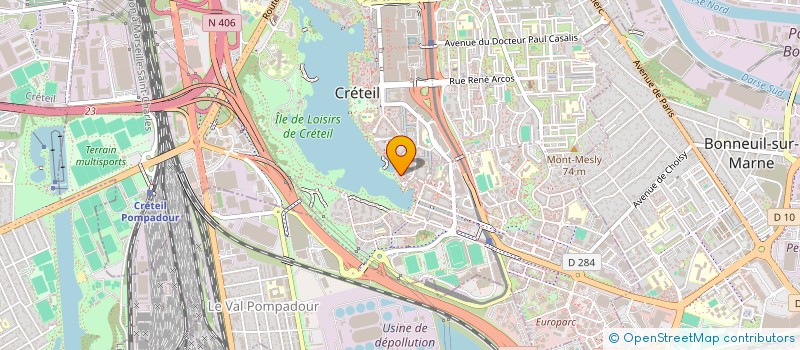 localisation de l'entreprise SOCIETE CIVILE IMMOBILIERE ZAKANIL IMMOBILIERE à CRETEIL
