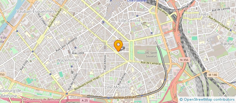 localisation de l'entreprise SOCIETE CIVILE IMMOBILIERE ZAPOTINY DE LILLE à LILLE
