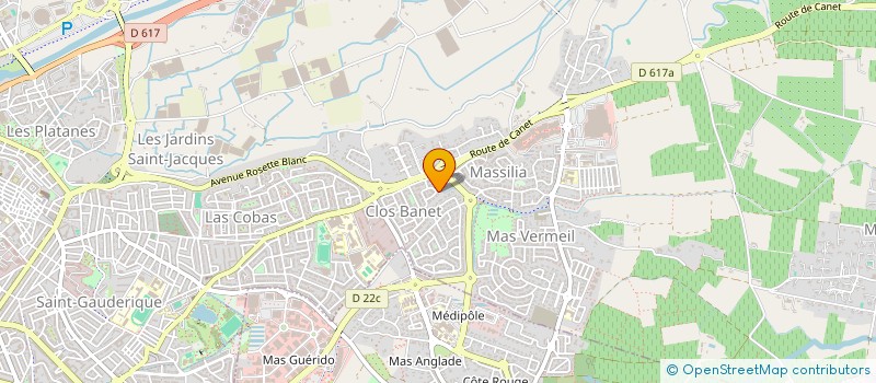 localisation de l'entreprise SOCIETE CIVILE IMMOBILIERE ZAZOU  PERPIGNAN