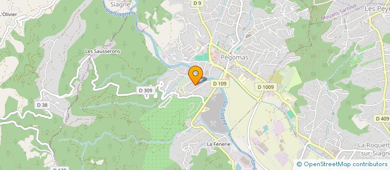 localisation de l'entreprise SOCIETE CIVILE IMMOBILIERE ZICOR  PEGOMAS