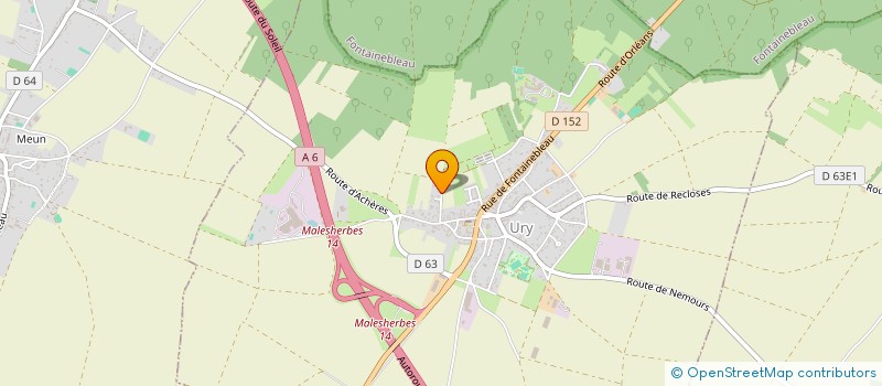 localisation de l'entreprise SOCIETE CIVILE IMMOBILIERE ZOE  URY