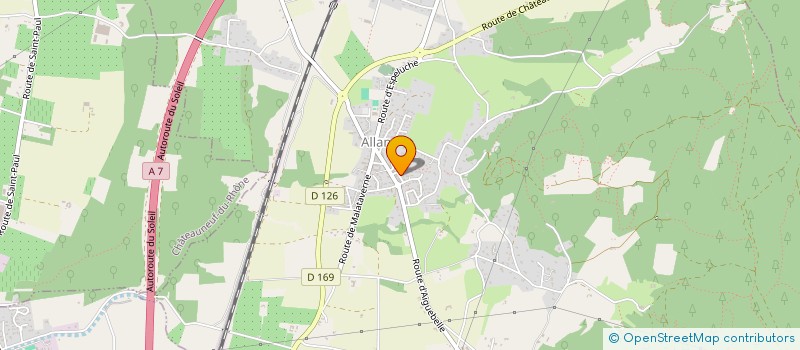 localisation de l'entreprise SOCIETE CIVILE IMMOBILIERE ZOE à ALLAN