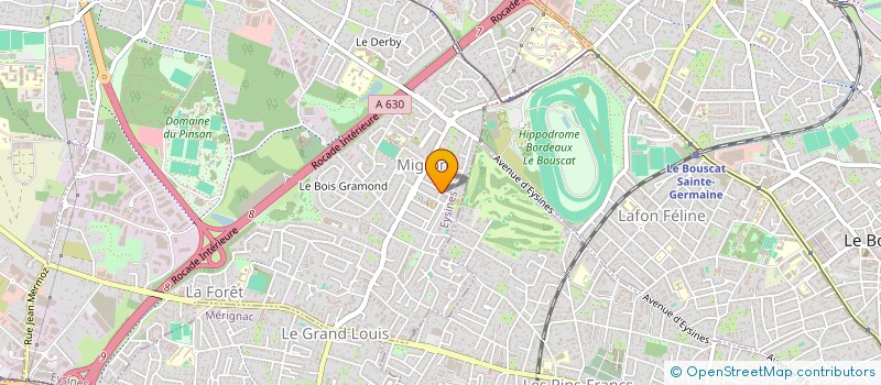 localisation de l'entreprise SOCIETE CIVILE IMMOBILIERE ZUBICA  EYSINES