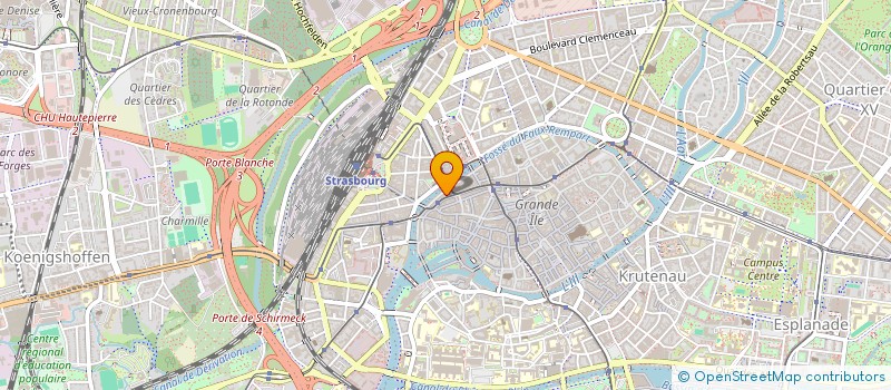 localisation de l'entreprise SOCIETE CIVILE IMMOBILIERE ZURICH  STRASBOURG