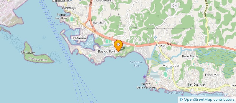 localisation de l'entreprise SOCIETE CIVILE IMMOBILIEREMARIBELA à LE GOSIER