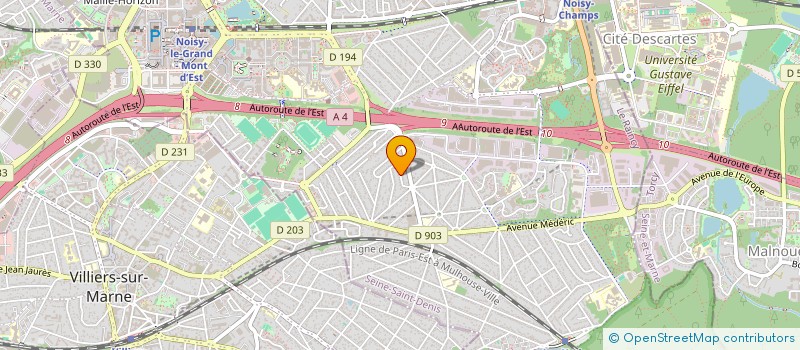 localisation de l'entreprise SOCIETE CIVILE IMMOBILIERES DES OISEAUX à NOISY-LE-GRAND