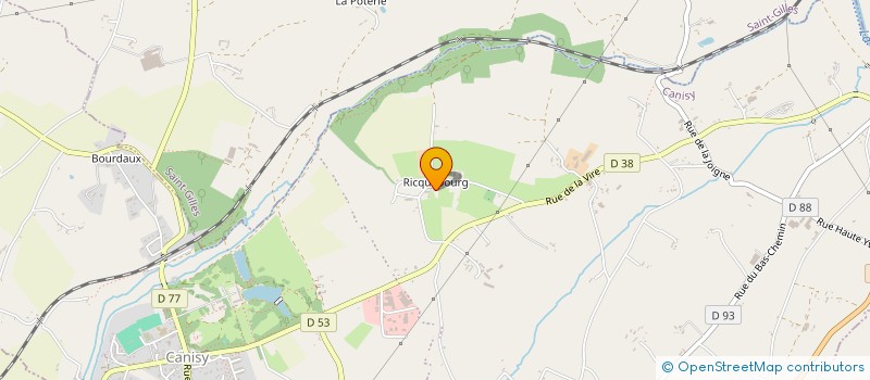 localisation de l'entreprise SOCIETE CIVILE IMMOBILIERES DES ROSIERS  CANISY