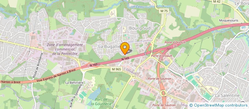 localisation de l'entreprise SOCIETE CIVILE IMMOBILIERES SABLONNIERES DEVILLERS - SCI SABLONNIERES DEVILLERS à ORVAULT