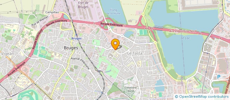 localisation de l'entreprise SOCIETE CIVILE IMMOBILIERS DES QUATRE SAISONS  BRUGES