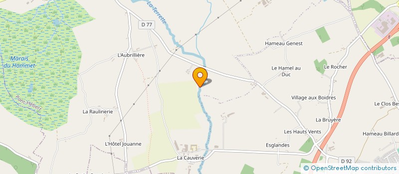 localisation de l'entreprise SOCIETE CIVILE IMMOBILIRE C.A.F.E.  PONT-HEBERT