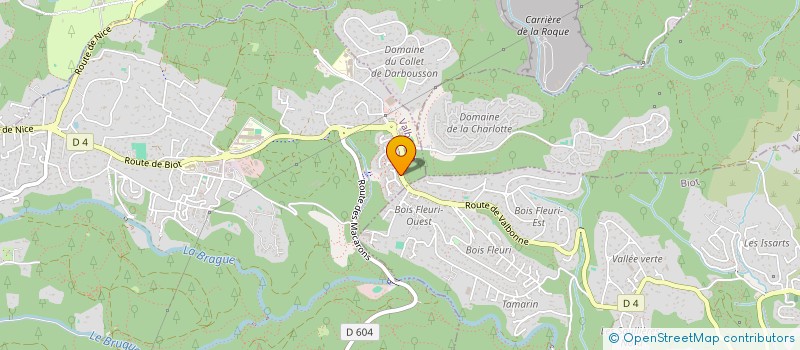 localisation de l'entreprise SOCIETE CIVILE IMMOBILIRE ELEMA  VALBONNE