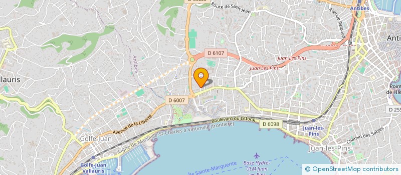 localisation de l'entreprise SOCIETE CIVILE IMMOBILIRE GAMA à ANTIBES