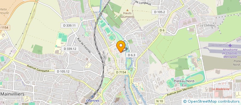 localisation de l'entreprise SOCIETE CIVILE IMMOBLIERE DE LA MAISON DU PARADIS à CHARTRES