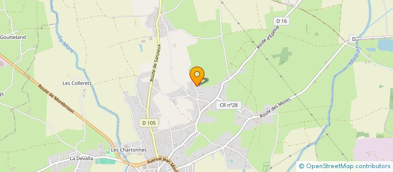 localisation de l'entreprise SOCIETE CIVILE IMMOBLIERE DES LIVATTES  SURY-LE-COMTAL