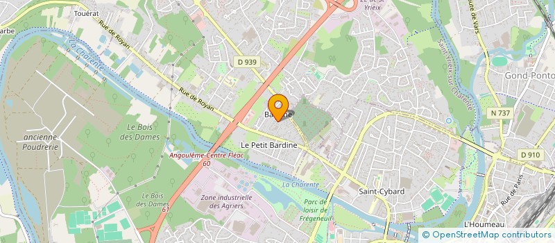 localisation de l'entreprise SOCIETE CIVILE IMMOBLILERE LAUTHO à SAINT-YRIEIX-SUR-CHARENTE