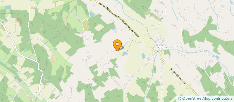 localisation de l'entreprise SOCIETE CIVILE IMMOIBLIERE LECRUYE  VAISSAC