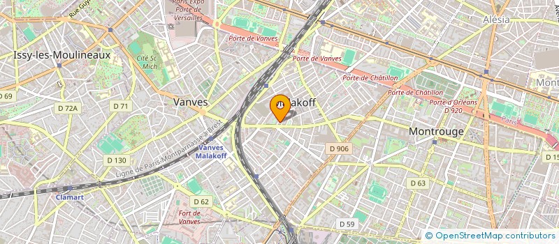 localisation de l'entreprise SOCIETE CIVILE IMMOILIERE RUE ANDRE COIN  MALAKOFF