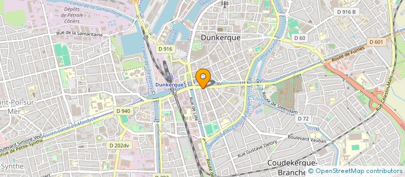 localisation de l'entreprise SOCIETE CIVILE IMMOTOP à DUNKERQUE