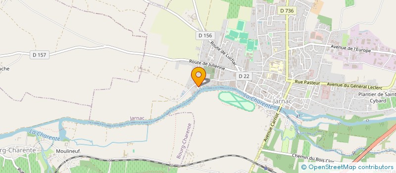 localisation de l'entreprise SOCIETE CIVILE IMMOVILIERE DES VULPES à JARNAC