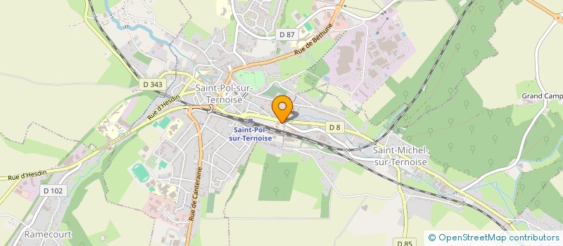 localisation de l'entreprise SOCIETE CIVILE IMOBILIERE L'EMBUSCADE  SAINT-POL-SUR-TERNOISE