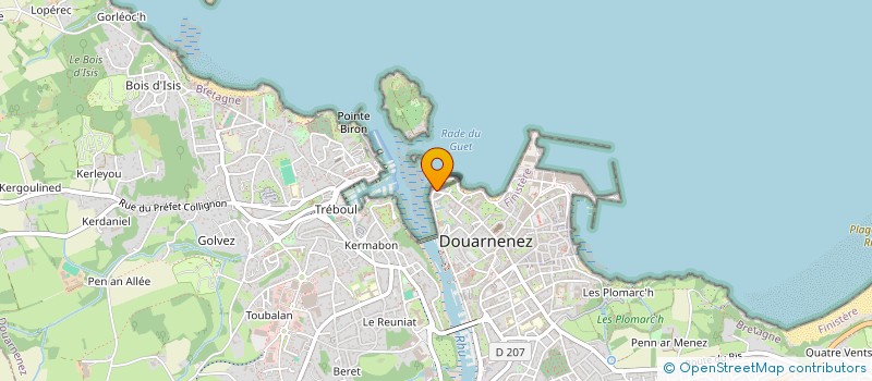 localisation de l'entreprise SOCIETE CIVILE INNVIK  DOUARNENEZ