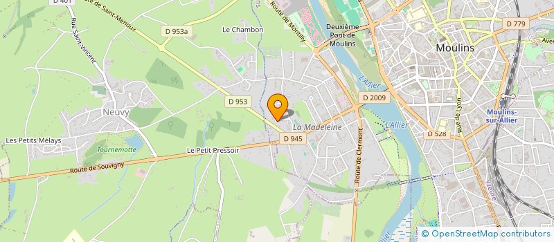 localisation de l'entreprise SOCIETE CIVILE IPENG à MOULINS