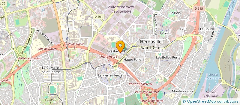 localisation de l'entreprise SOCIETE CIVILE ISA à HEROUVILLE-SAINT-CLAIR