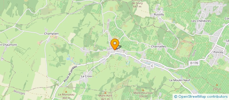 localisation de l'entreprise SOCIETE CIVILE ISAVIN  JAMBLES